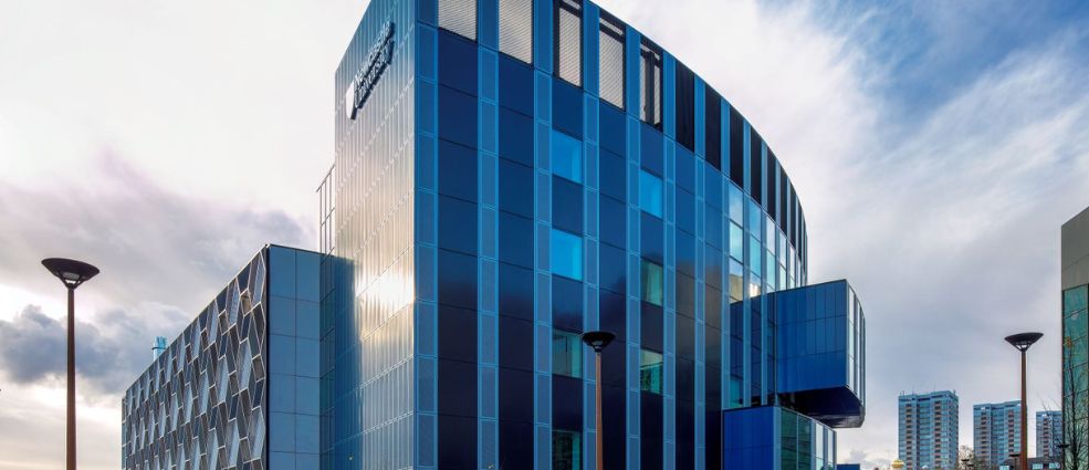 Panorama view of Newcastle at night